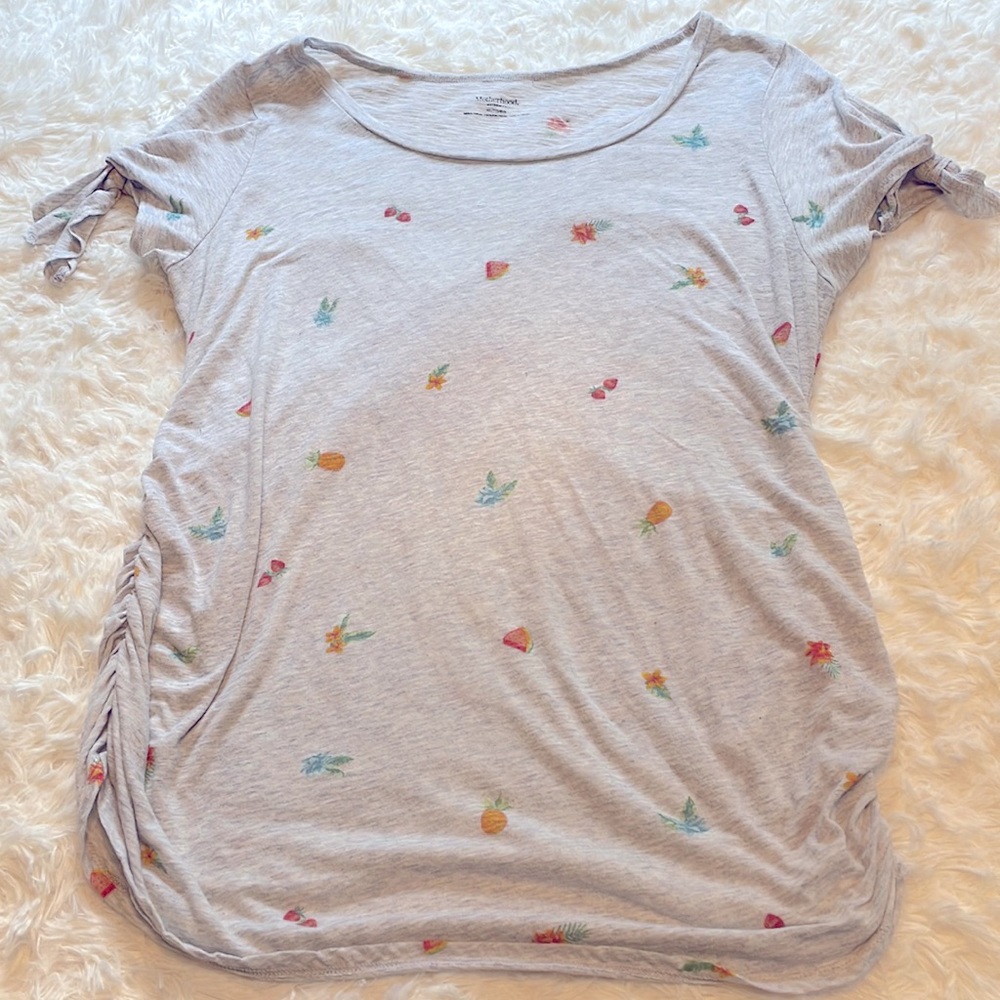 Motherhood Maternity Print T-shirt
